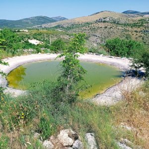 Dalmatien: Trogir> Seget Gornji> kleiner See