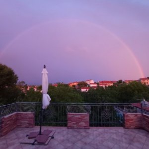 Kvarner: Krk> Silo> Regenbogen
