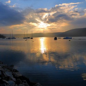 Istrien: TRGET > Trget Sonnenuntergang