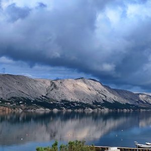 Dalmatiten: Stadt PAG > Wolken
