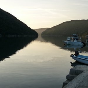Istrien: LIMFJORD > Abendstimmung