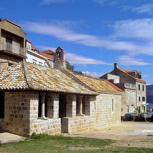 Dalmatien: Otok SIPAN > Hafen Suđurađ