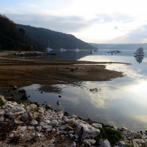 Traget im Winter