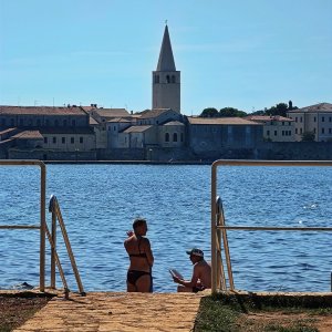 Badespaß in Porec