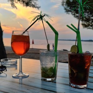 romantisch in den Abendstunden von Porec