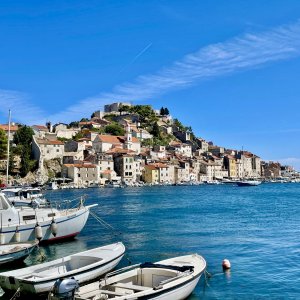 Blick auf die Altstadt von Šibenik