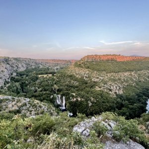 Nationalpark Krka in der Abenddämmerung