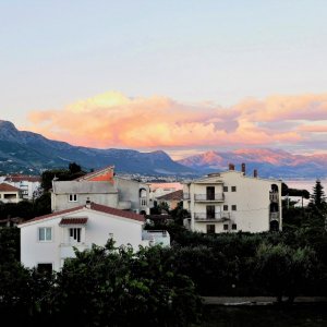 Dalmatien: Kastela Stafilic> Ausblick von der Terrasse
