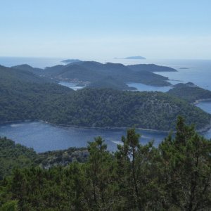 Dalmatien: INSEL LASTOVO > Ausblick vom Sozanj