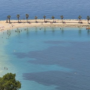 netter Strand im Marjan Park Split