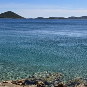 Drage Blick Richtung Vrgada und Gangaro