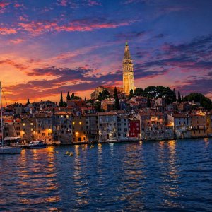 Sonnenuntergang in Rovinj