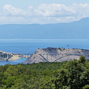 Kvarner>Brücke von Krk