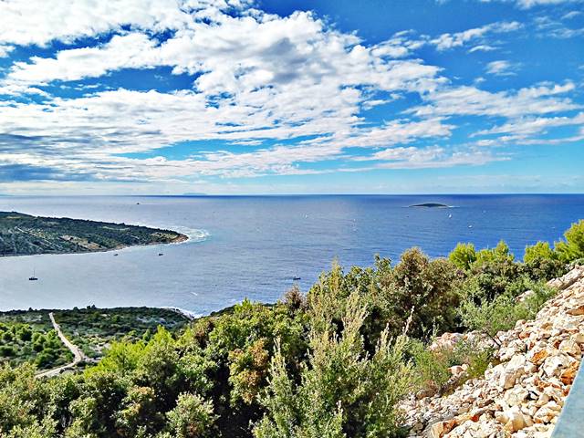 Aussicht vom Weg aus