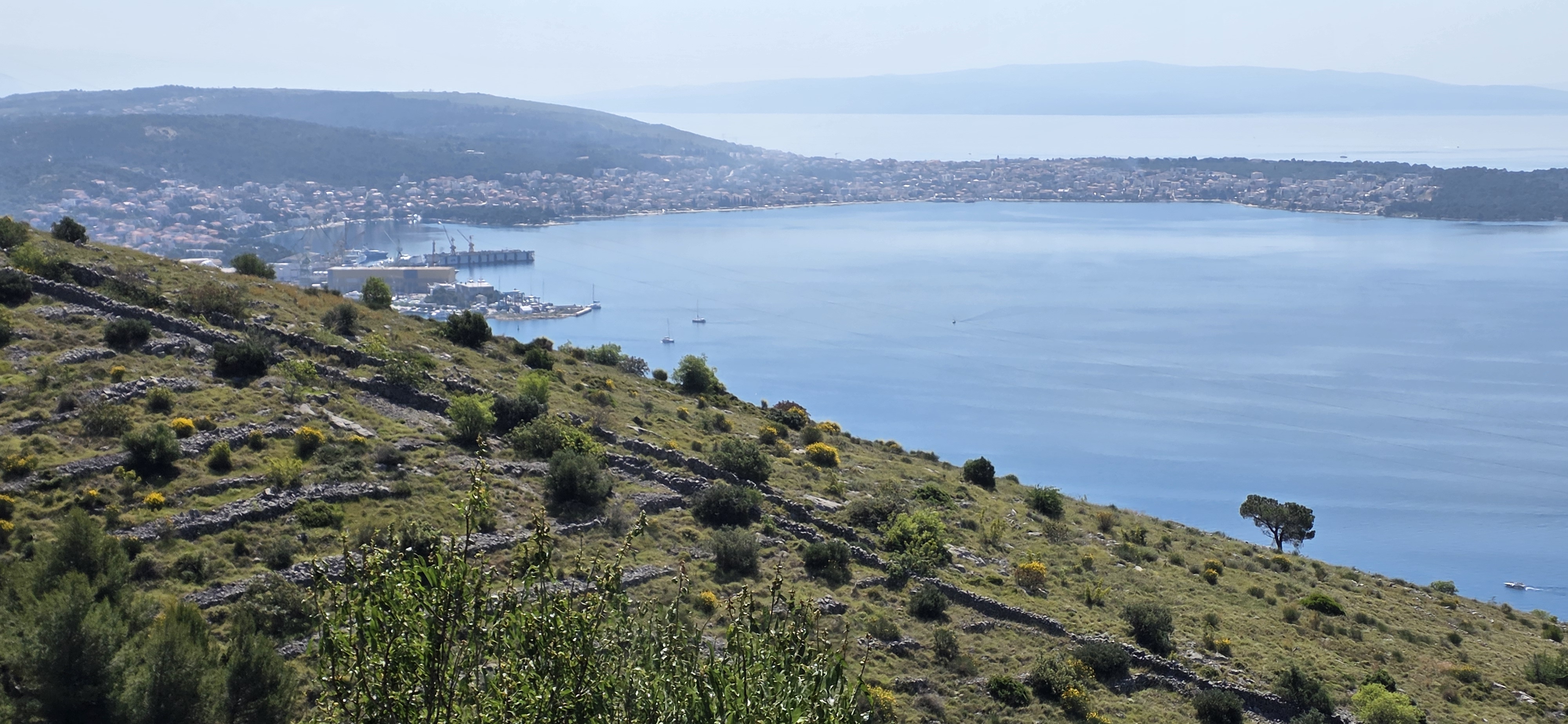 Blick auf Ciovo Nähe Trogir