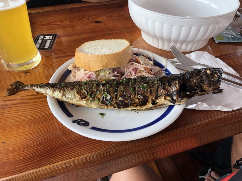 Cres: Valun > gegrillter Fisch