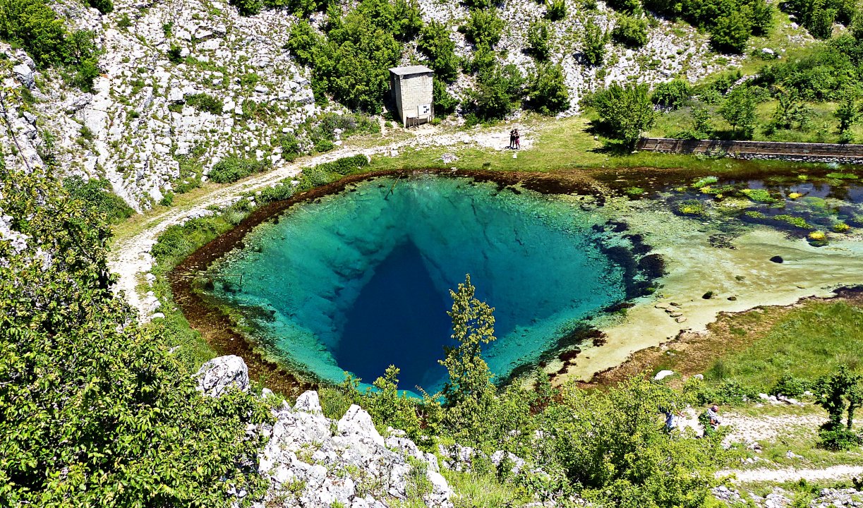 Dalmatien>Die Quelle der Cetina