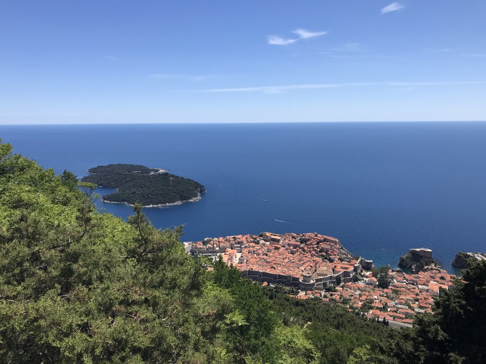 Dalmatien: DUBROVNIK>Blick vom Berg Srd