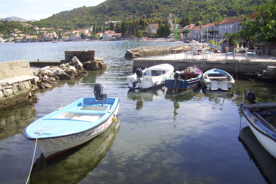 Dalmatien: LOPUD auf der Insel Lopud > Hafen