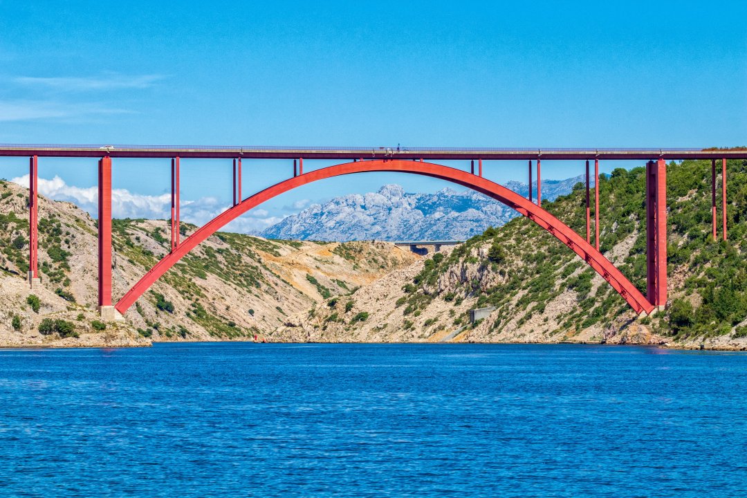 Dalmatien: MASLENICA > Brücke