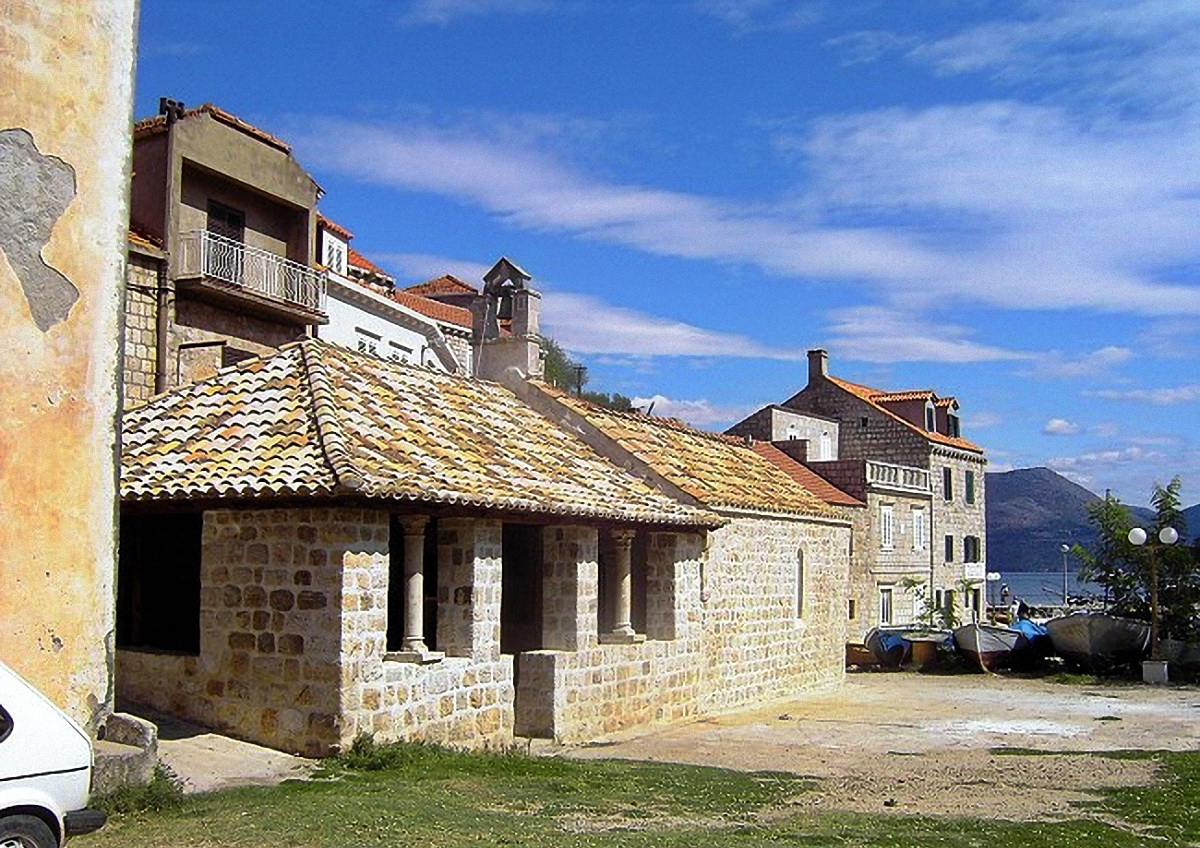 Dalmatien: Otok SIPAN > Hafen Suđurađ