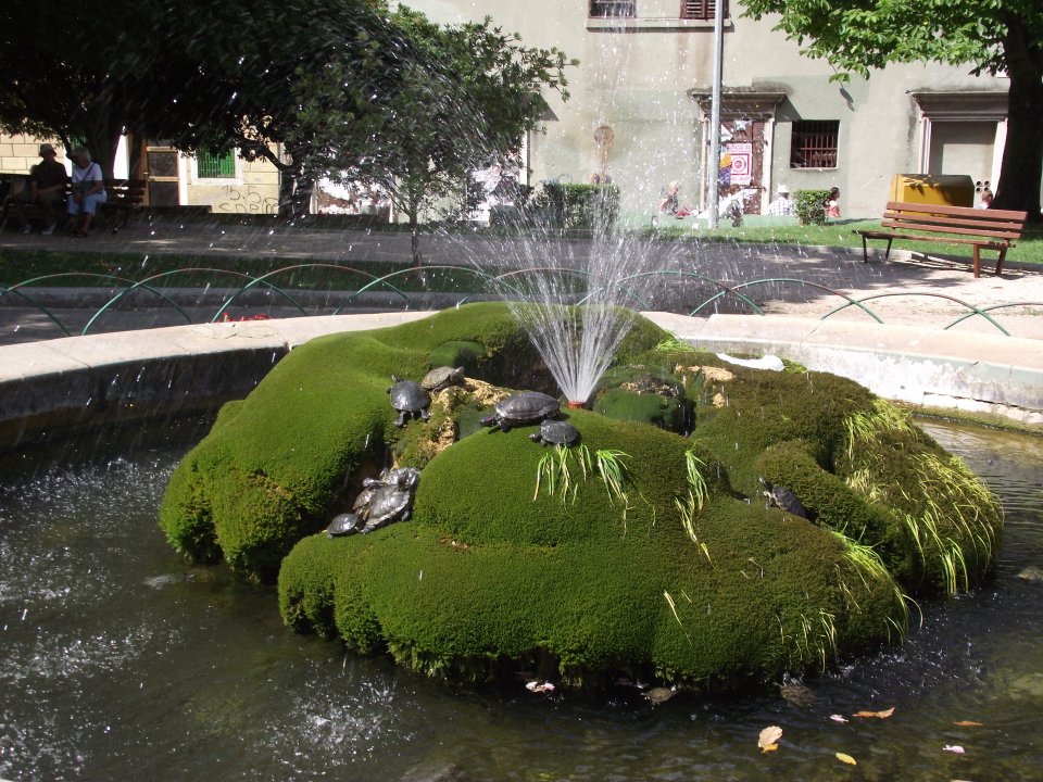 Dalmatien: Sibenik> Schildkrötenbrunnen