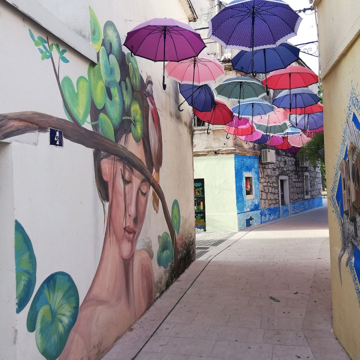 Gasse in Opuzen