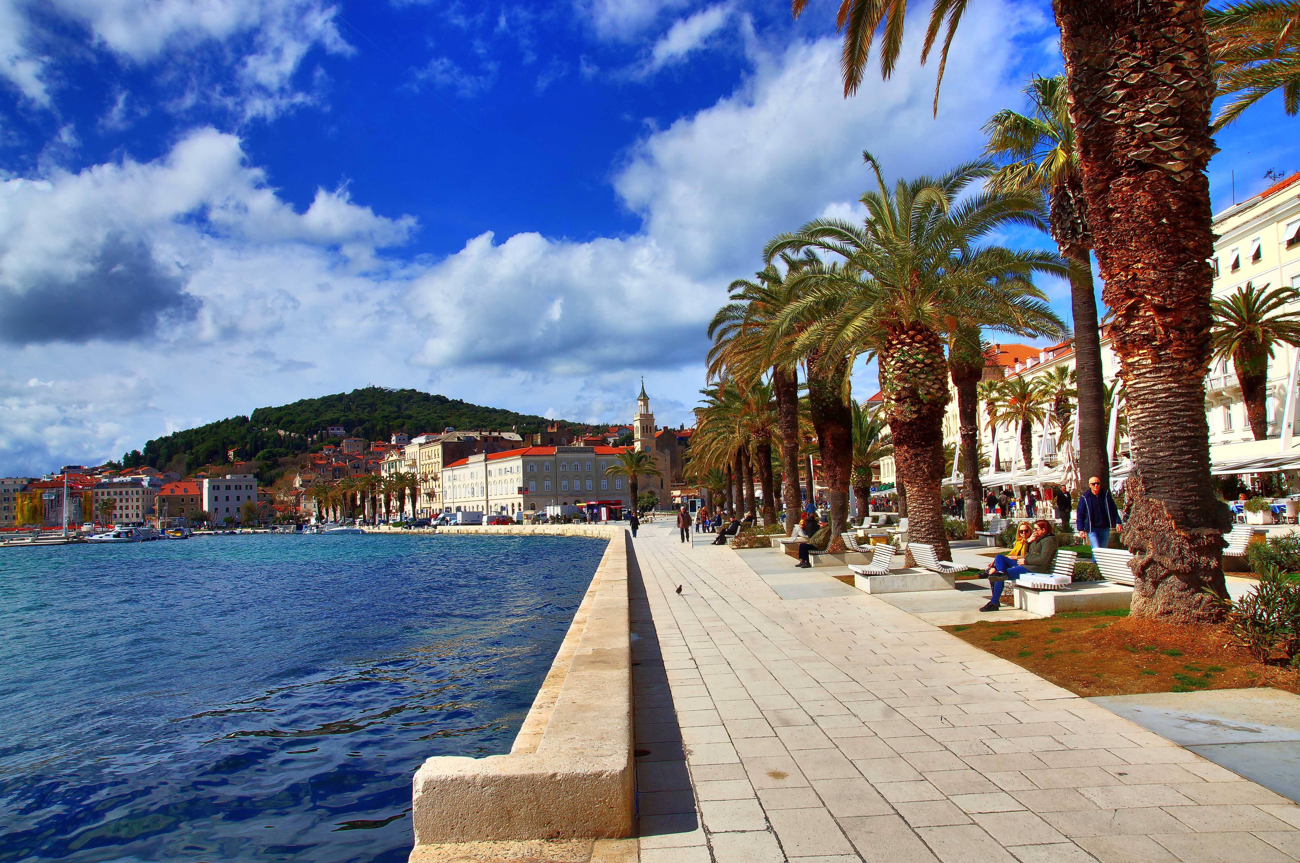 Hafenpromenade von Split