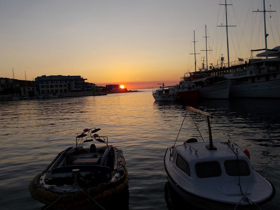 Insel Brac > Postira > Sonnenuntergang