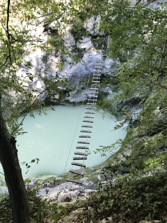 Istrien: BUZET > Mirna > sieben Wasserfall Weg