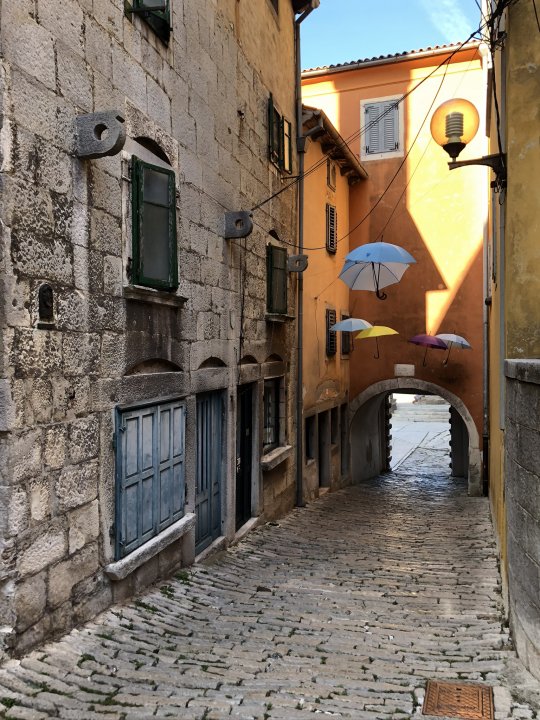 Istrien: Labin > Altstadtgasse