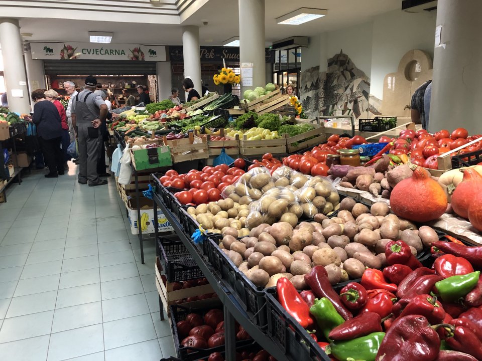 Istrien : Labin > Markthalle