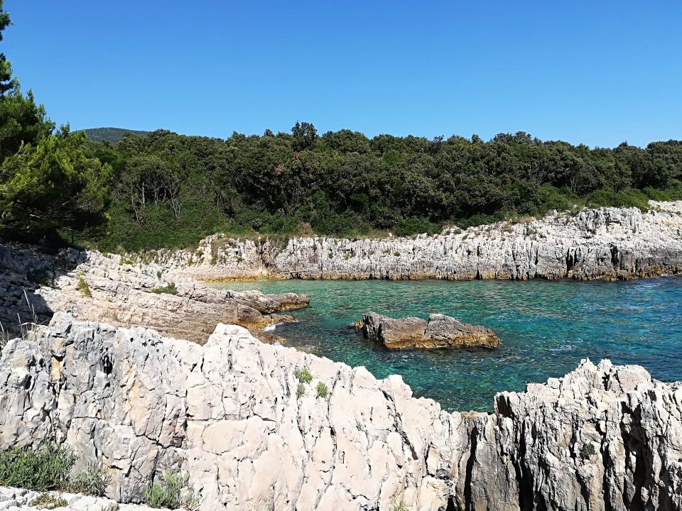 Istrien : Ostküste>einsameBucht