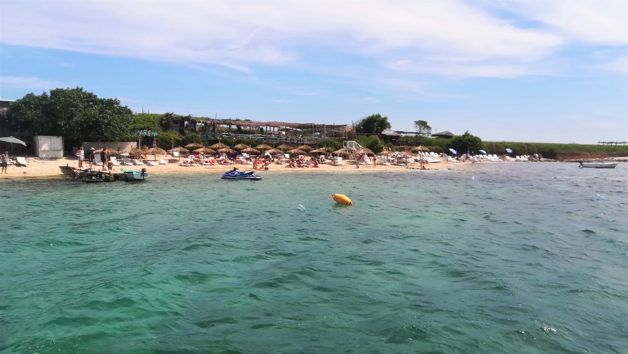 Istrien : Otok Levan > Beachbar und Plaža