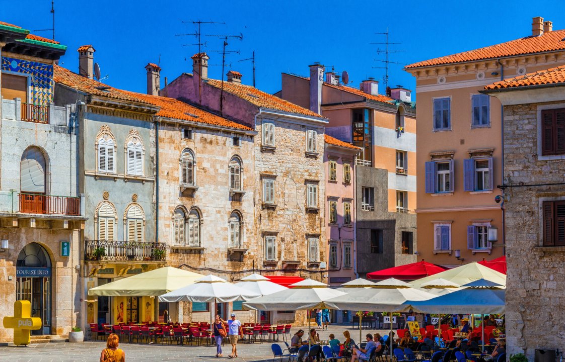 Istrien: PULA > Forum-Platz
