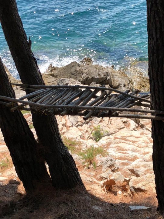 Istrien: Uvala Skorpula > Einsame Hängematte 2