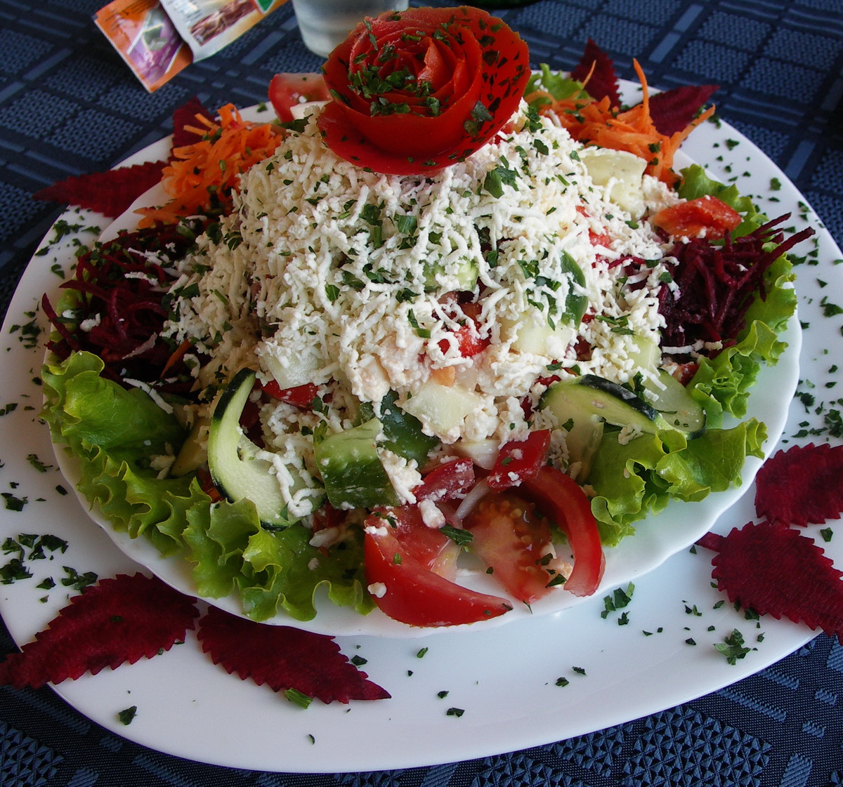 Istrien: VRSAR > Salatteller