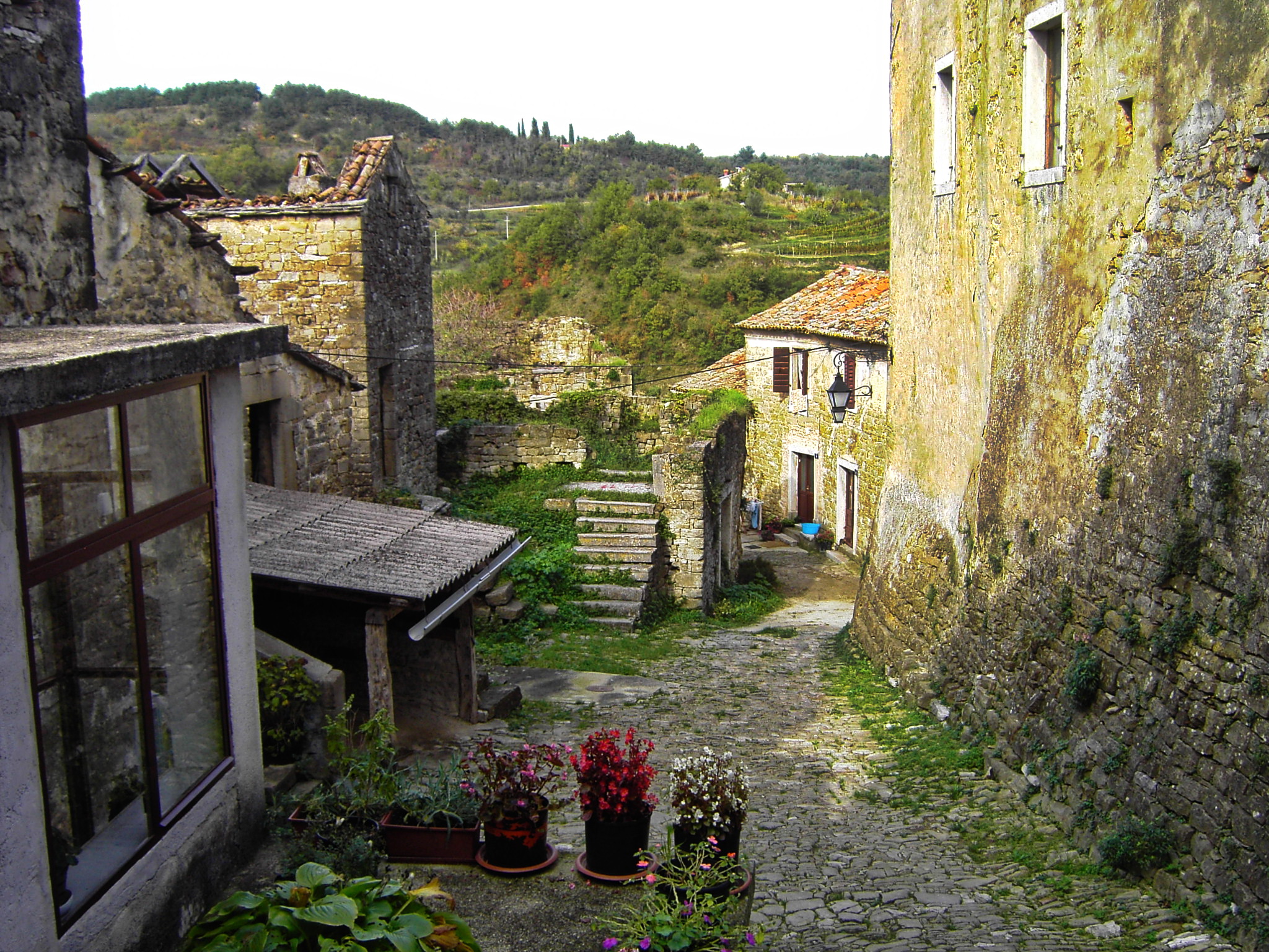 Istrien: ZAVRSJE > Gasse