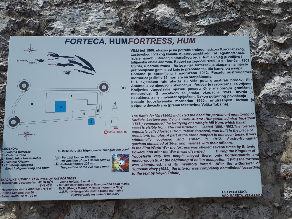 Korcula - Festung Hum