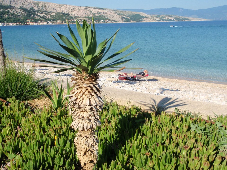 Kvarner: BASKA  otok Krk > Sonnengenuss in der Vorsaison