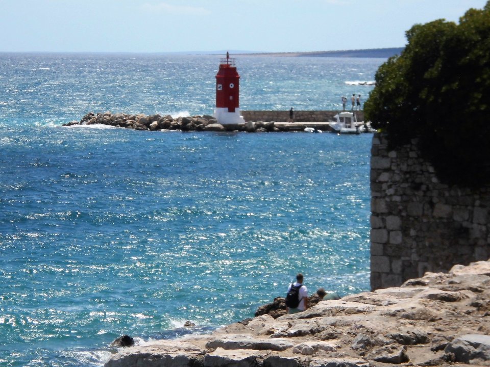 Kvarner: Insel Krk> KRK STADT> Leuchtturm