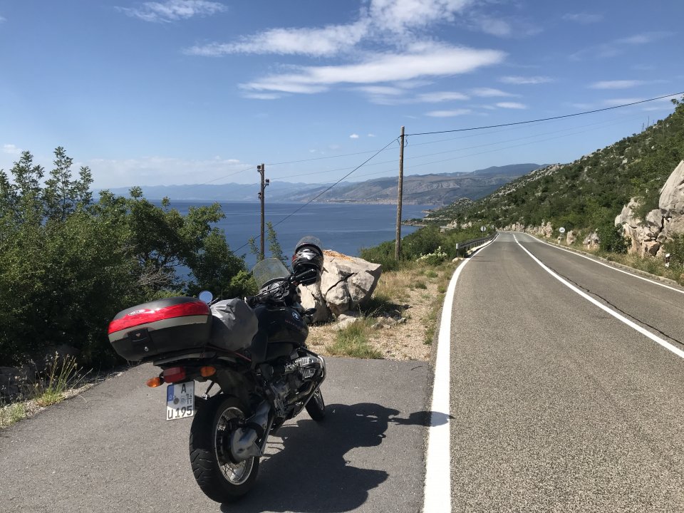 Kvarner: Karlobag > Jadranska Magistrale > Motorrad