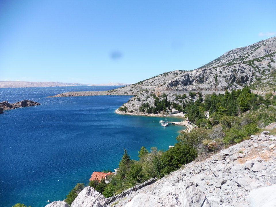 Kvarner: KARLOBAG>Küstenstraße>Motorrad