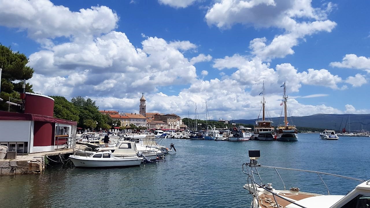 Kvarner: Krk> Stadthafen