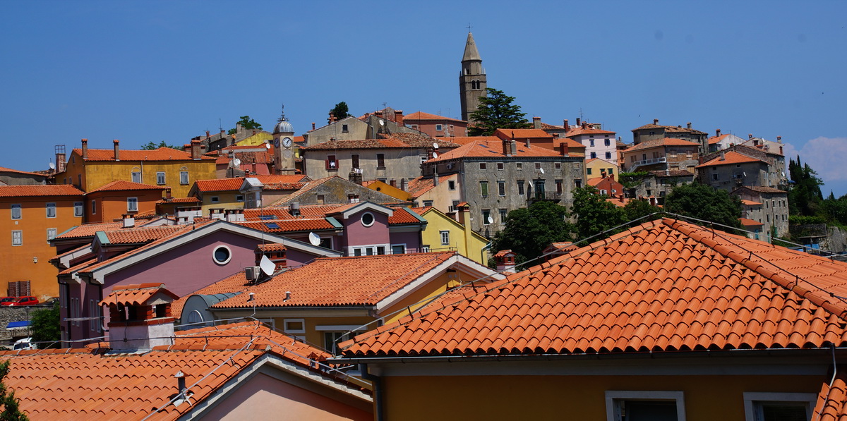 Labin - Blick über die Dächer